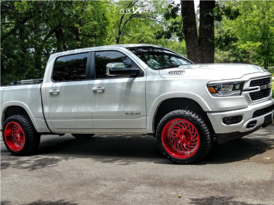 1 2019 1500 Ram St Leveling Kit Arkon Off Road Crown Series Victory Red
