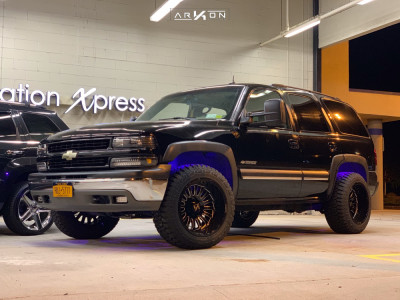 1 2002 Tahoe Chevrolet Rough Country Leveling Kit Arkon Off Road Alexander Black