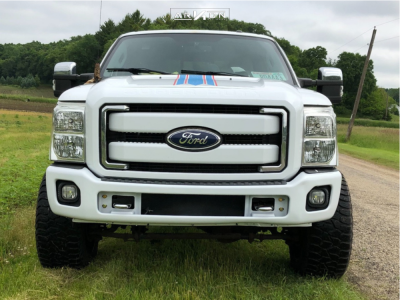 1 2011 F 350 Super Duty Ford Superlift Suspension Lift 25in Arkon Off Road Crown Series Victory Machined Accents
