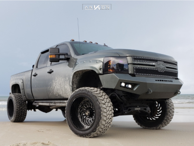 1 2011 Silverado 2500 Hd Chevrolet Readylift Suspension Lift 8in Arkon Off Road Crown Series Victory Machined Accents