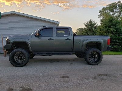 1 2011 Silverado 2500 Hd Chevrolet Readylift Suspension Lift 8in Arkon Off Road Crown Series Victory Machined Accents