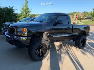 2004 GMC Sierra 1500 - 20x10 -25mm - ARKON OFF-ROAD Lincoln - Suspension Lift 6" - 35" x 12.5"