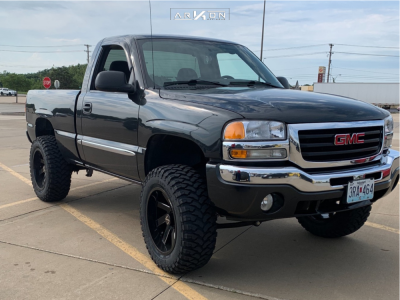 1 2004 Sierra 1500 Gmc Rough Country Suspension Lift 6in Arkon Off Road Lincoln Black