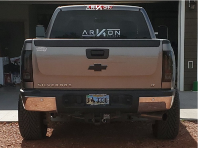 1 2013 Silverado 2500 Hd Chevrolet Stock Stock Arkon Off Road Cleopatra Black Milled