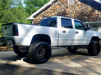 1 2004 Silverado 1500 Chevrolet Mcgaughys Suspension Lift 7in Arkon Off Road Alexander Black