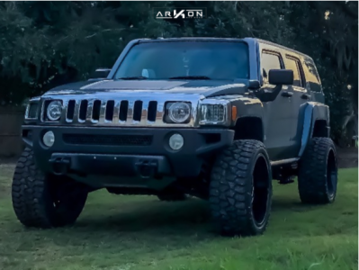 1 2006 H3 Hummer Wulf S Suspension Lift 3in Arkon Off Road Alexander Black