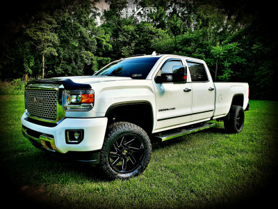 2016 GMC Sierra 2500 HD - 20x10 -25mm - ARKON OFF-ROAD Lincoln - Leveling Kit - 33" x 12.5"