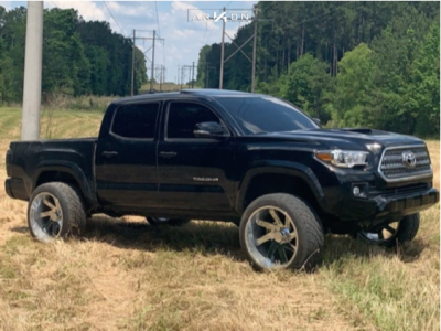2017 Toyota Tacoma - 22x12 -51mm - ARKON OFF-ROAD Lincoln - Leveling Kit - 305/40R22