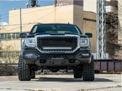 1 2016 Sierra 1500 Gmc Rough Country Leveling Kit Arkon Off Road Lincoln Black