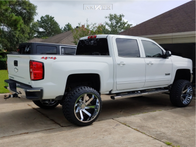 1 2018 Silverado 1500 Chevrolet Mcgaughys Suspension Lift 9in Arkon Off Road Lincoln Chrome