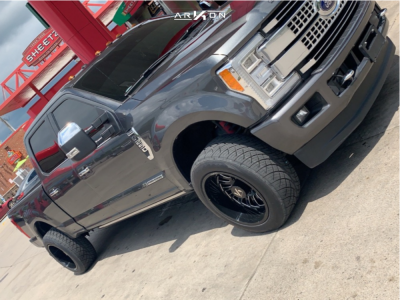 1 2017 F 250 Super Duty Ford Stock Level 2in Drop Rear Arkon Off Road Alexander Machined Accents