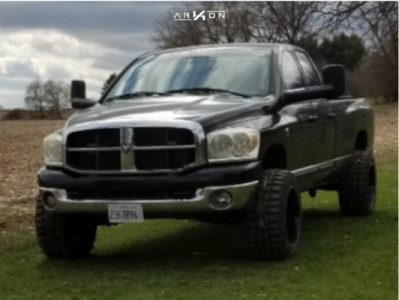 1 2007 Ram 2500 Dodge Maxtrac Suspension Lift 35in Arkon Off Road Lincoln Black