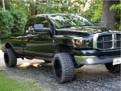 1 2007 Ram 2500 Dodge Maxtrac Suspension Lift 35in Arkon Off Road Lincoln Black
