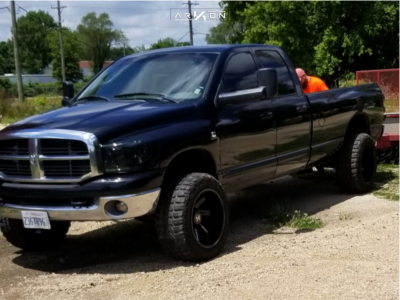 1 2007 Ram 2500 Dodge Maxtrac Suspension Lift 35in Arkon Off Road Lincoln Black