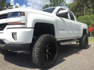 1 2016 Silverado 1500 Chevrolet Superlift Suspension Lift 8in Arkon Off Road Lincoln Black