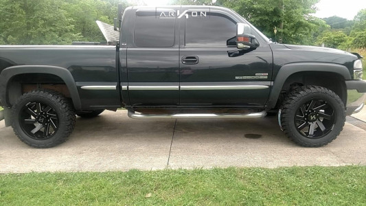 1 2001 Sierra 2500 Hd Gmc Stock Stock Arkon Off Road Lincoln Black