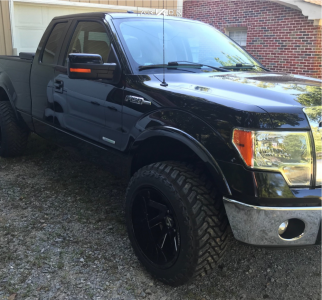 2014 Ford F-150 - 20x12 -51mm - ARKON OFF-ROAD Lincoln - Suspension Lift 2.5" - 33" x 12.5"