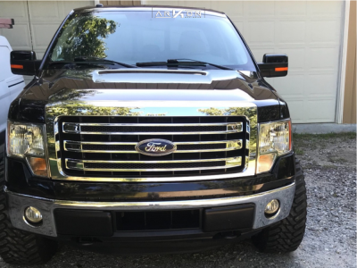 1 2014 F 150 Ford Rough Country Suspension Lift 25in Arkon Off Road Lincoln Black