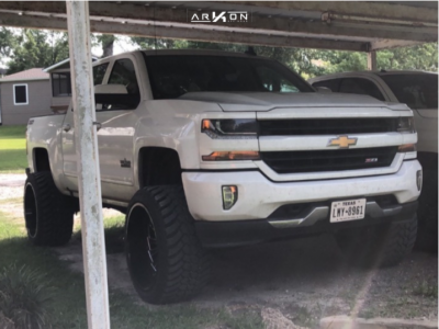 1 2018 Silverado 1500 Chevrolet Rough Country Suspension Lift 7in Arkon Off Road Alexander Black