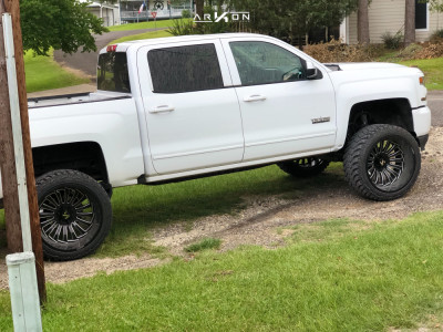 1 2018 Silverado 1500 Chevrolet Rough Country Suspension Lift 7in Arkon Off Road Alexander Black