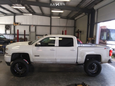 1 2018 Silverado 1500 Chevrolet Rough Country Suspension Lift 7in Arkon Off Road Alexander Black