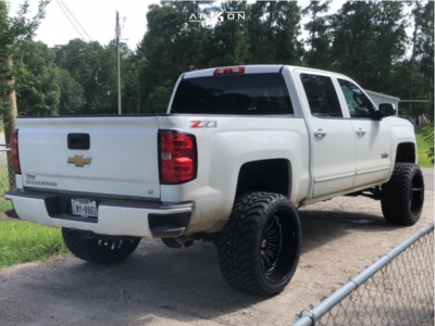 1 2018 Silverado 1500 Chevrolet Rough Country Suspension Lift 7in Arkon Off Road Alexander Black