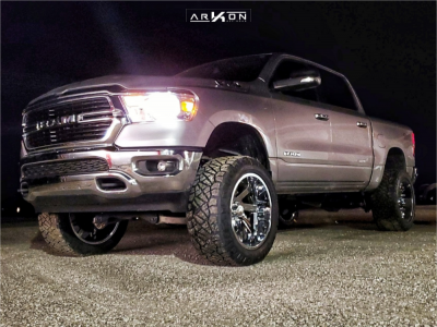 2019 Ram 1500 - 22x12 -51mm - ARKON OFF-ROAD Lincoln - Suspension Lift 6" - 325/50R22