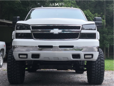 1 2004 Silverado 1500 Chevrolet Rough Country Suspension Lift 6in Body 3in Arkon Off Road Alexander Black