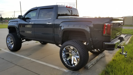 1 2018 Sierra 1500 Gmc Rough Country Suspension Lift 10in Arkon Off Road Lincoln Chrome