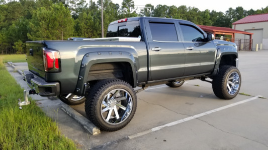 1 2018 Sierra 1500 Gmc Rough Country Suspension Lift 10in Arkon Off Road Lincoln Chrome