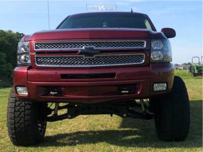 1 2013 Silverado 1500 Chevrolet Mcgaughys Suspension Lift 9in Arkon Off Road Alexander Black