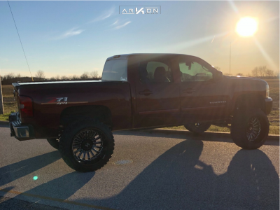 1 2013 Silverado 1500 Chevrolet Mcgaughys Suspension Lift 9in Arkon Off Road Alexander Black