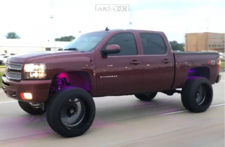 1 2013 Silverado 1500 Chevrolet Mcgaughys Suspension Lift 9in Arkon Off Road Alexander Black