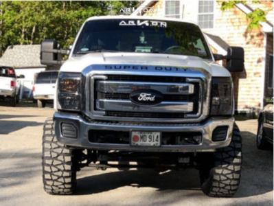 1 2012 F 350 Ford Rough Country Suspension Lift 6in Arkon Off Road Lincoln Black