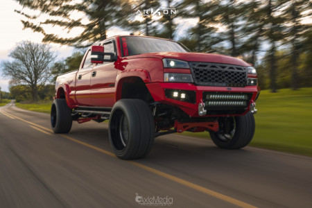 1 2005 Silverado 2500 Hd Classic Chevrolet Fabtech Suspension Lift 6in Arkon Off Road Alexander Black