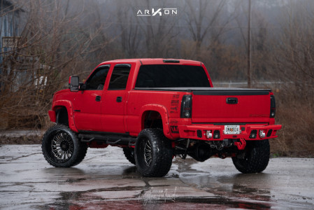 1 2005 Silverado 2500 Hd Classic Chevrolet Fabtech Suspension Lift 6in Arkon Off Road Alexander Black