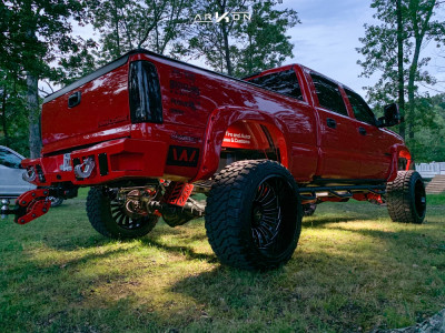 1 2005 Silverado 2500 Hd Classic Chevrolet Fabtech Suspension Lift 6in Arkon Off Road Alexander Black