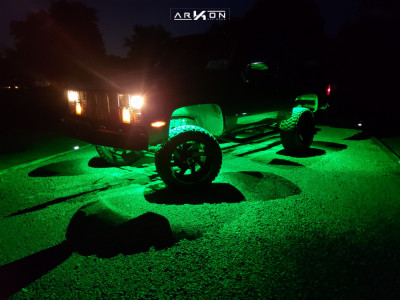 1 1984 K5 Blazer Chevrolet Rough Country Suspension Lift 4in Arkon Off Road Lincoln Machined Black