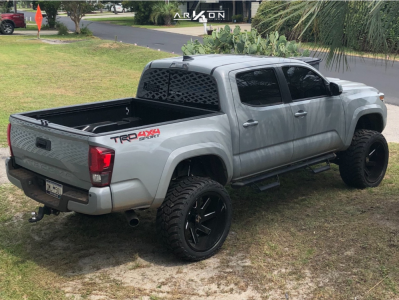 1 2019 Tacoma Toyota Zone Suspension Lift 6in Arkon Off Road Lincoln Black