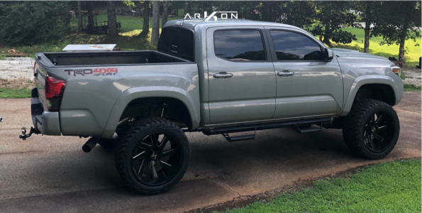 1 2019 Tacoma Toyota Zone Suspension Lift 6in Arkon Off Road Lincoln Black