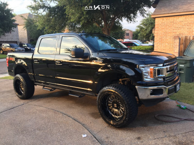 1 2018 F 150 Ford Rough Country Suspension Lift 6in Arkon Off Road Alexander Black