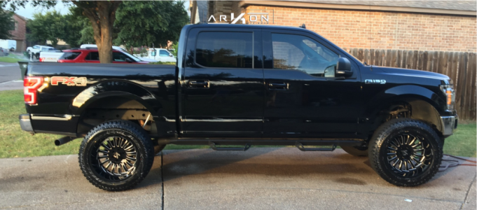 1 2018 F 150 Ford Rough Country Suspension Lift 6in Arkon Off Road Alexander Black