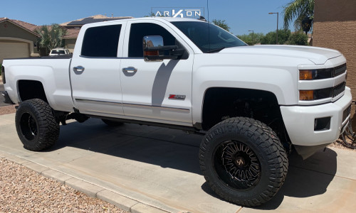 1 2017 Silverado 2500 Hd Chevrolet Cognito Suspension Lift 9in Arkon Off Road Alexander Black