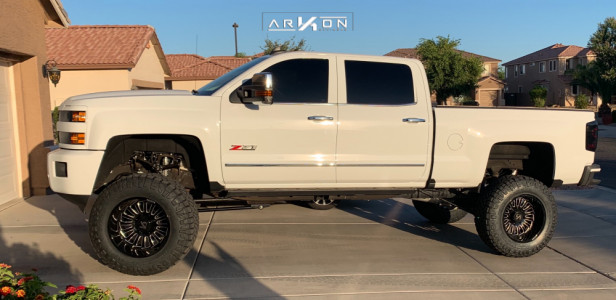 1 2017 Silverado 2500 Hd Chevrolet Cognito Suspension Lift 9in Arkon Off Road Alexander Black