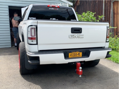 1 2014 Sierra 1500 Gmc Fab Tech Leveling Kit Arkon Off Road Crown Series Victory Red