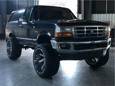 1 1994 Bronco Ford Superlift Suspension Lift 6in Arkon Off Road Lincoln Chrome