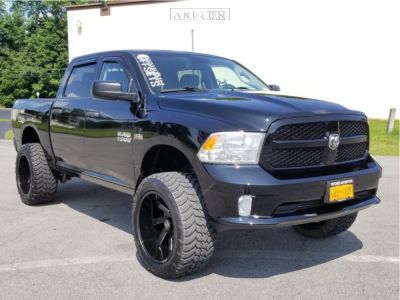 2013 Ram 1500 - 22x12 -51mm - ARKON OFF-ROAD Lincoln - Suspension Lift 6" - 325/50R22