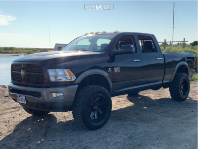 2011 Ram 3500 - 20x10 -25mm - ARKON OFF-ROAD Lincoln - Leveling Kit - 35" x 12.5"