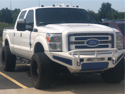 2014 Ford F-350 Super Duty - 22x12 -51mm - ARKON OFF-ROAD Lincoln - Leveling Kit - 325/50R22