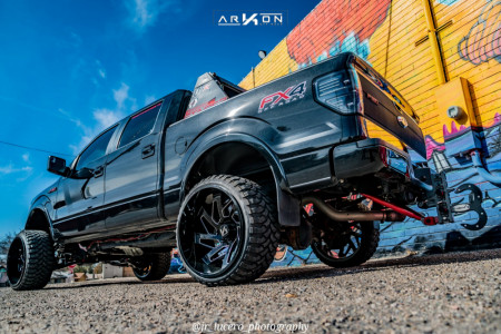 1 2014 F 150 Ford Bds Suspension Lift 7in Arkon Off Road Cleopatra Black